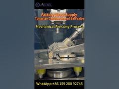 텅스텐 카바이드 시티드 볼 밸브 - 기계식 프레싱 공정