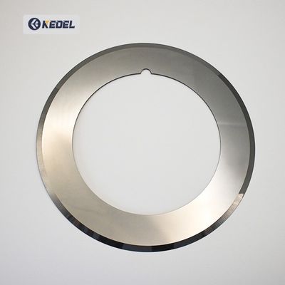 배터리 극판 슬리팅용 포지셔닝 홈이 있는 원형 슬리팅 칼, 배터리 산업용 산업용 칼날