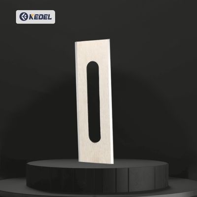 주문 시멘트 된 텅스텐 탄화물 합금 화학 섬유 슬로팅 위치 블레이드 직물 필름 절단 산업 기계 칼