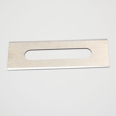 주문 시멘트 된 텅스텐 탄화물 합금 화학 섬유 슬로팅 위치 블레이드 직물 필름 절단 산업 기계 칼