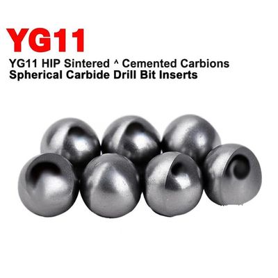 YG11 HIP 광산 드릴용 Sintered DTH 탄화물 버튼 10.2mm