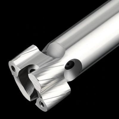 엔드 밀 커터들 40 밀리미터 16 밀리미터 정강이 타입을 완성하는 Hrc 45 반대 플루트 카바이드