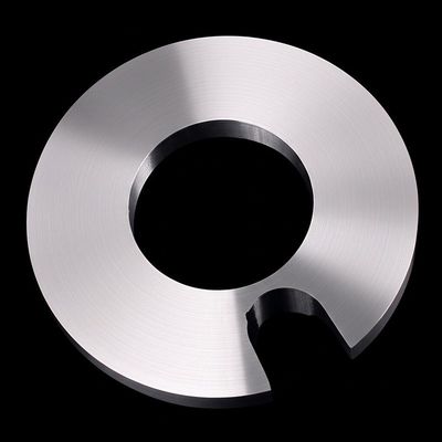 배터리 극판 슬리팅용 포지셔닝 홈이 있는 원형 슬리팅 칼, 배터리 산업용 산업용 칼날