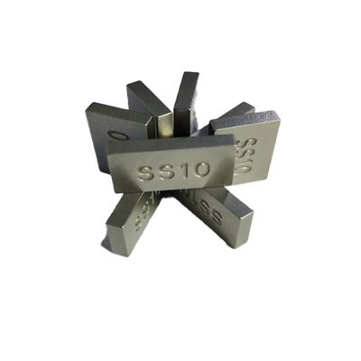 맞춤형 YG8 합금 텅스텐 카바이드 브레이즈 팁, 밀도 14.75 g/cm³ 경도 90.0 HRA 및 TRS 3200 Mpa