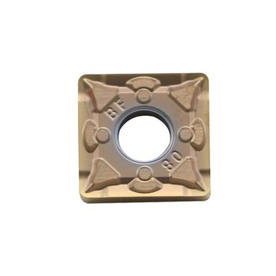 SNMG 모델 탄화물 CNC 삽입 0° 각과 ±0.08-±0.18 직경 4.76mm-7.94mm 가공 용도