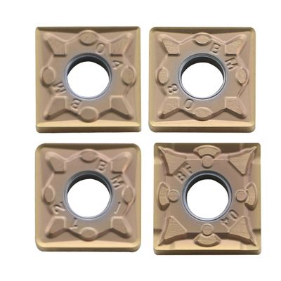 SNMG 모델 탄화물 CNC 삽입 0° 각과 ±0.08-±0.18 직경 4.76mm-7.94mm 가공 용도