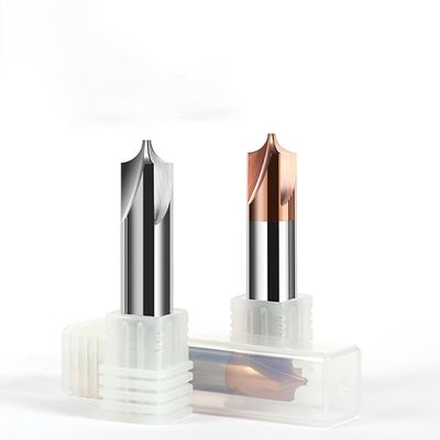 4 플루트 텅스텐 탄화물 끝 밀 55도 내부 반지름과 D4에서 D16 절단 지름에 대한 0.6um 곡물 크기