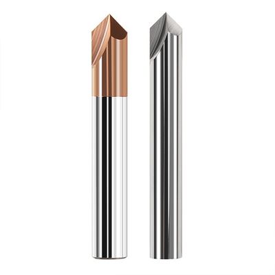 텅프렌 탄화물 종말 밀 90° 각과 샴퍼로 철과 알루미늄 합금의 평면 모양 가공