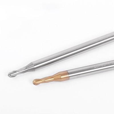 2-8mm 플루트 길이, 4mm 스칸 직경 및 정밀 가공을위한 50mm 전체 길이를 가진 텅스텐 탄화물 끝 밀