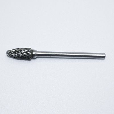 10 조각의 밝은 부착되지 않은 텅스텐 탄화탄 회전 Burr 스테인리스 스틸에 대한 1/8 "3mm Shank