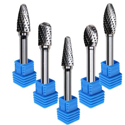 14 장기간 정강이는 끝마무리를 위해 3 밀리미터 카바이드 회전식 버에서 설정했습니다